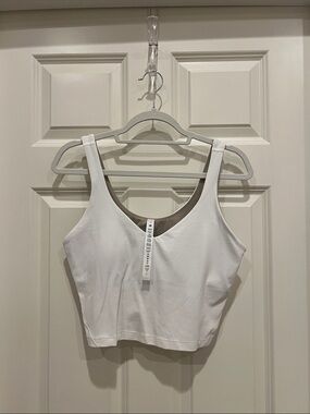 Lululemon align White Cropped Tank Top - brand new never worn